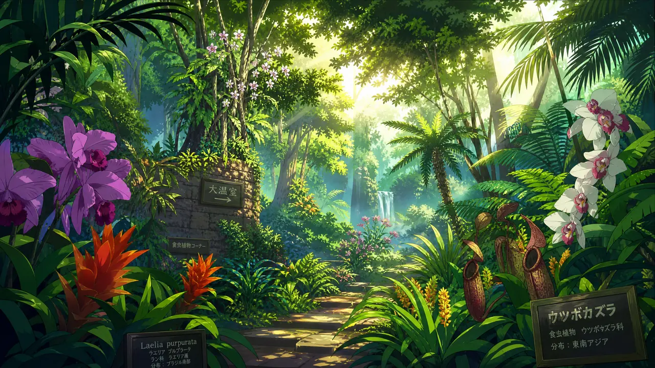 猎奇热带雨林稀有植物视频教程：探秘亚马逊植物王国视频演示