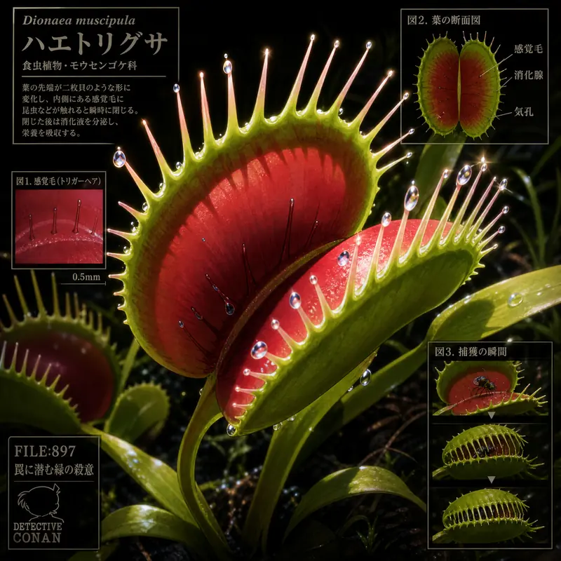 猎奇稀有食虫植物视频：神秘捕虫植物视频演示教程